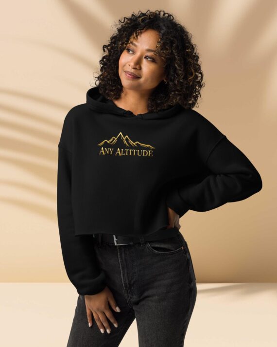 Any Altitude- Cropped Hoodie